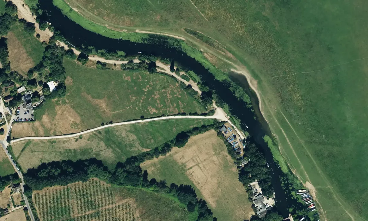 Satelite image of Bossoms Boatyard