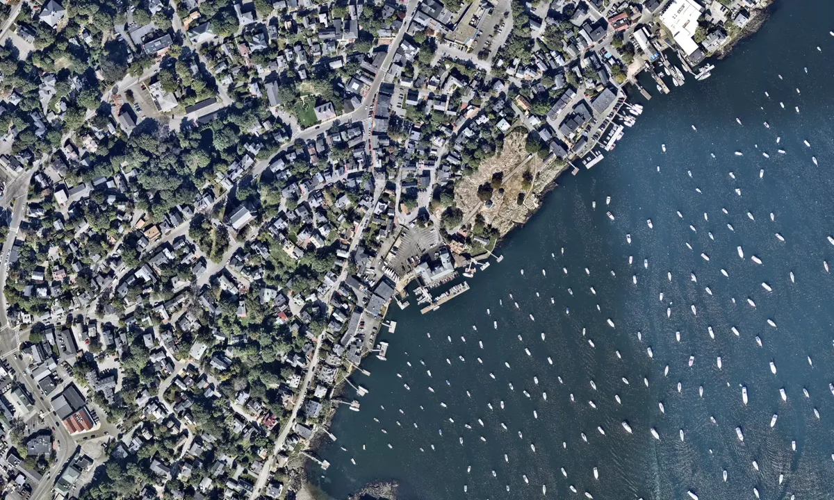 Flyfoto av Boston Yacht Club