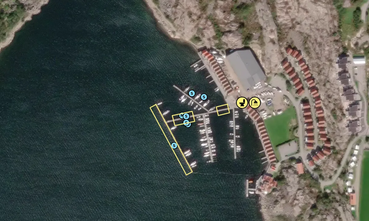 Satelite image of Bovallstrand - Marinan