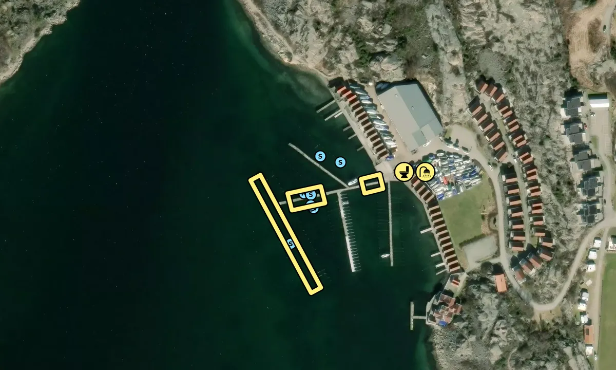 Satelite image of Bovallstrand - Marinan