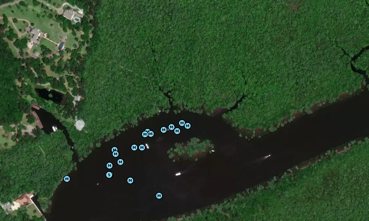 Satelite image of Brady Island