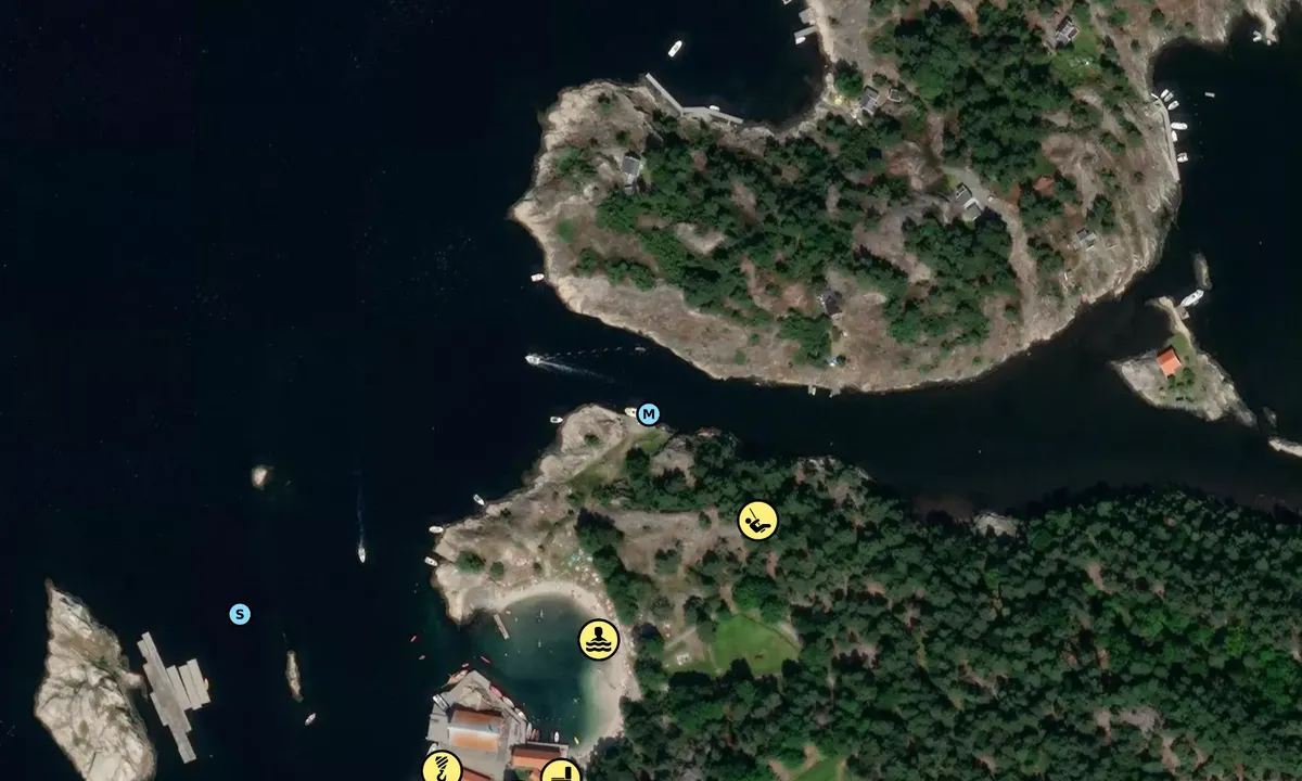 Satelite image of Bragdøya - Kystlaget nord