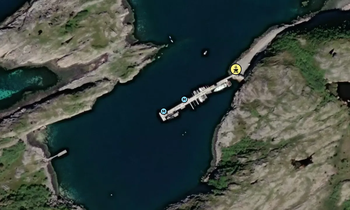 Satelite image of Brakstad Hamn