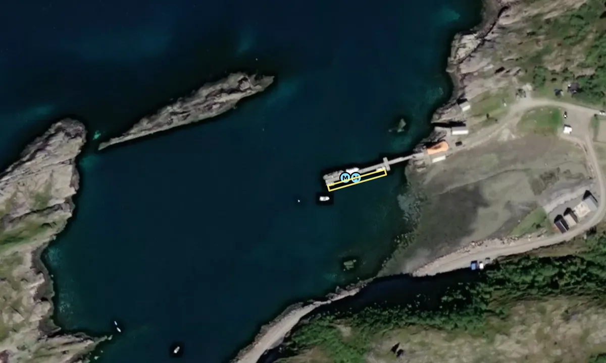 Satelite image of Brakstad Hamn