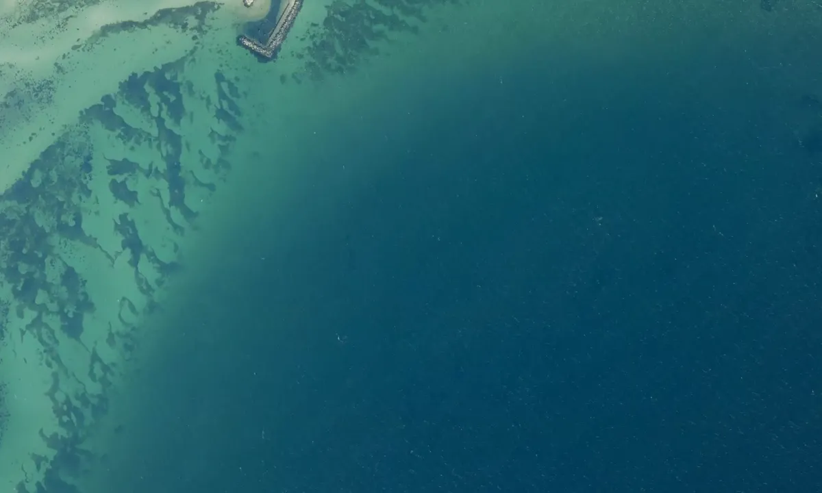 Satelite image of Brandsø
