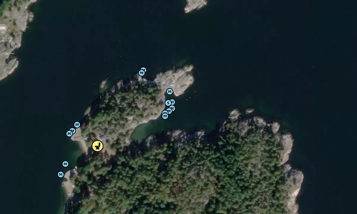 Satelite image of Brattholmen - Hvaler