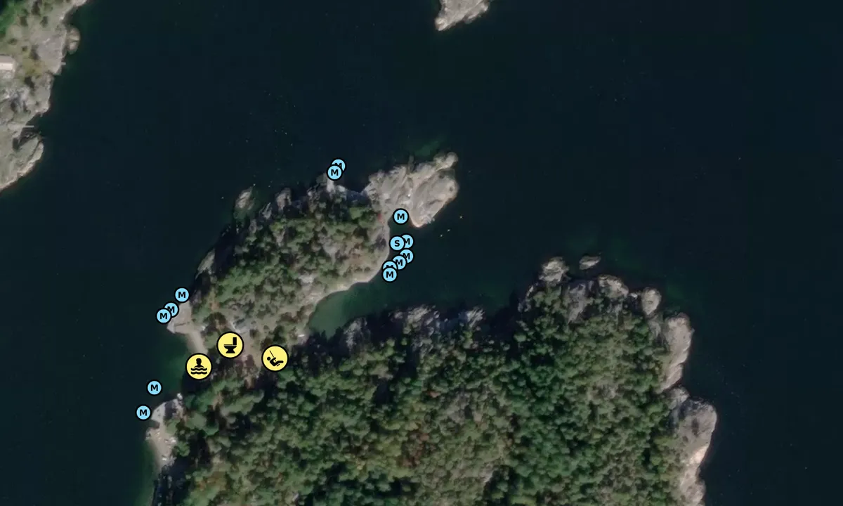 Satelite image of Brattholmen - Hvaler