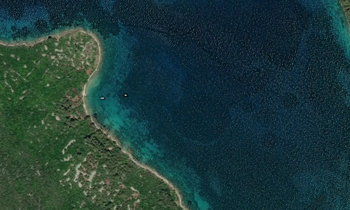 Flyfoto av Brbinj Bay