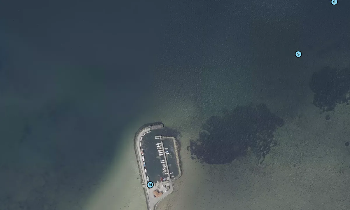 Satelite image of Bregnør Fiskerihavn