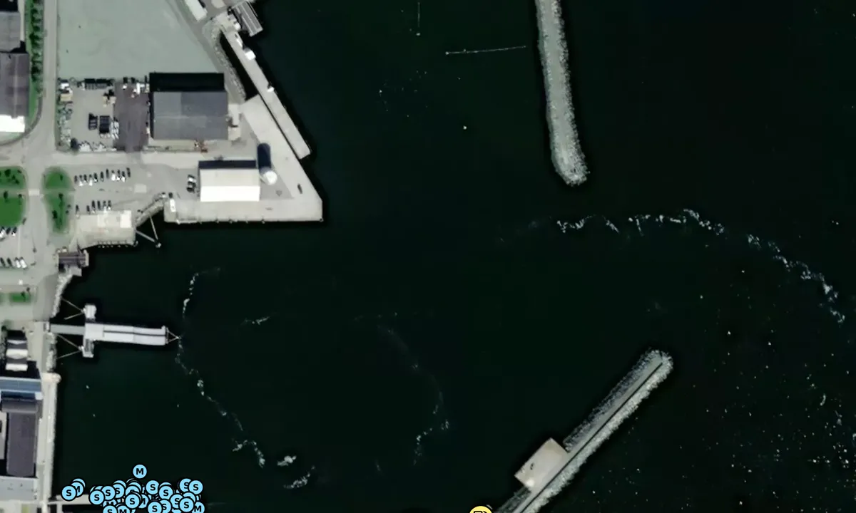 Satelite image of Brekstad Gjestebrygge