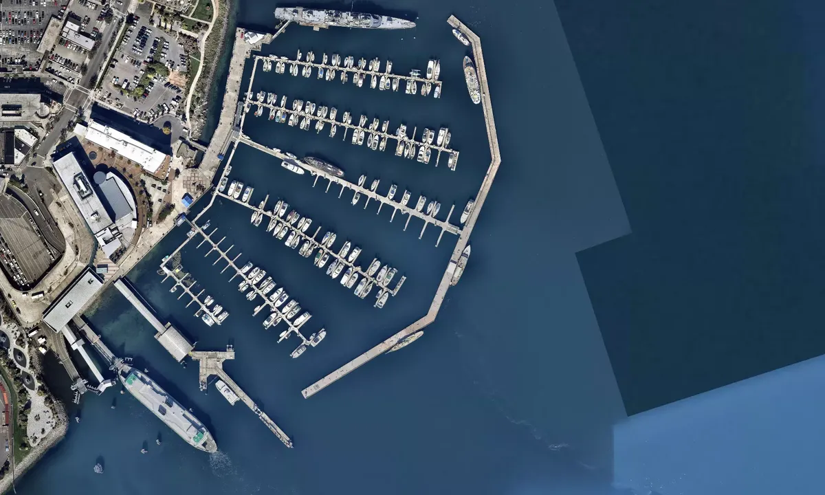 Flyfoto av Bremerton Marina