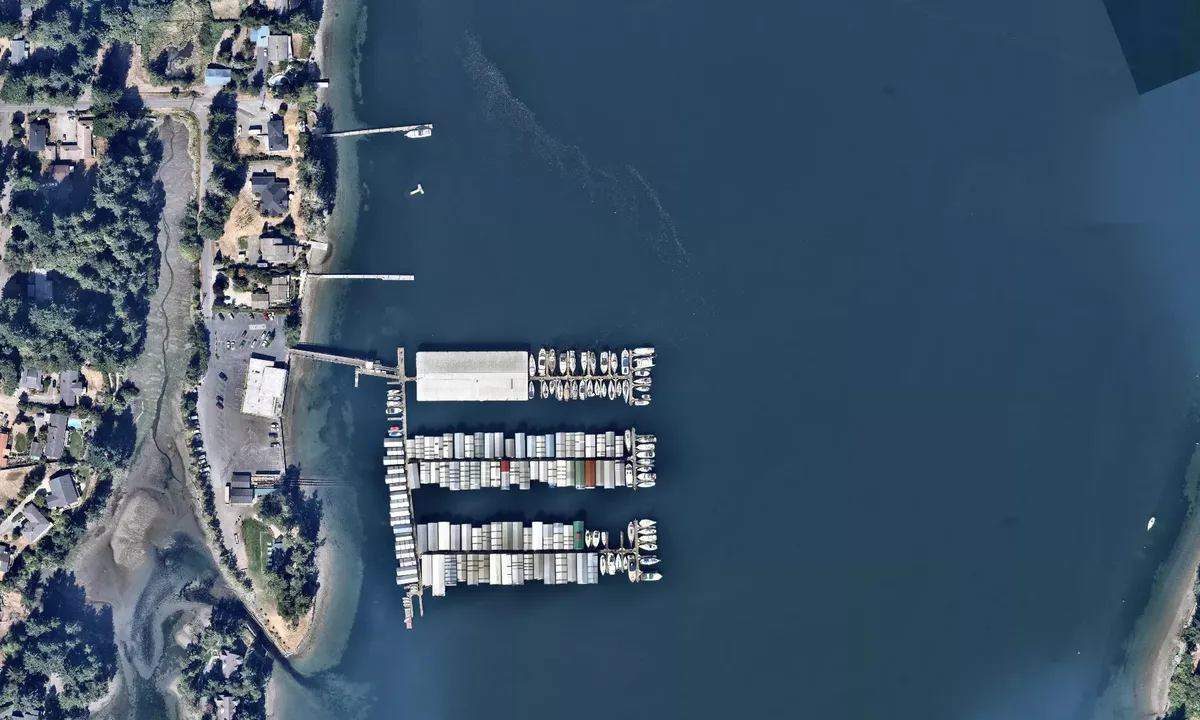 Flyfoto av Bremerton Yacht Club