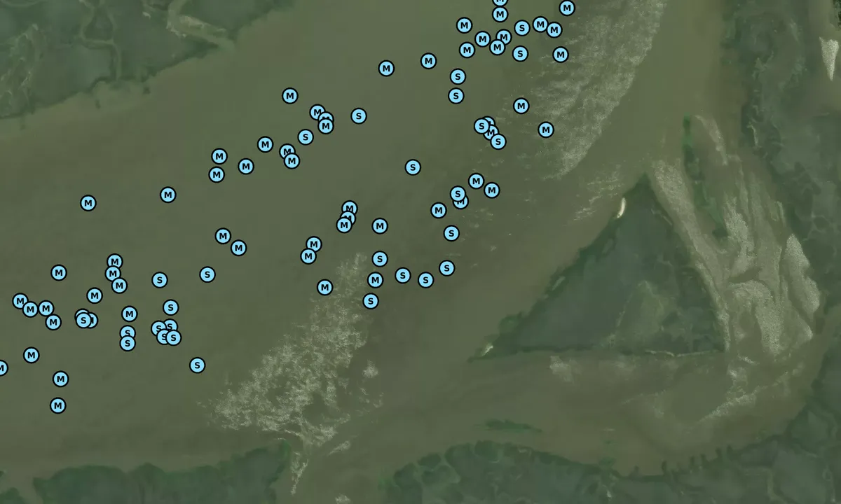 Satelite image of Brickhill River - 2