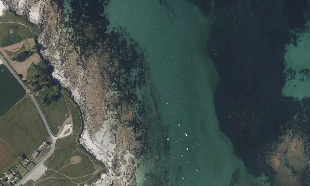 Satelite image of Brigognan - Caouloc