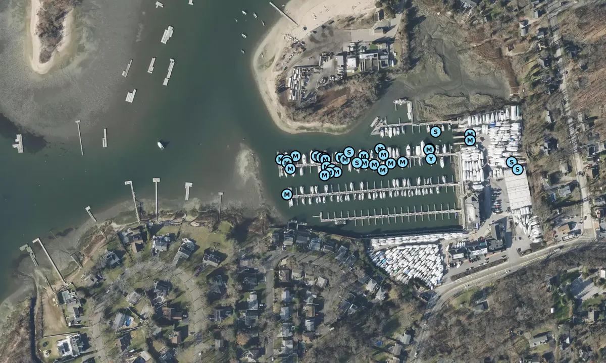 Satelite image of Britannia Yachting Center