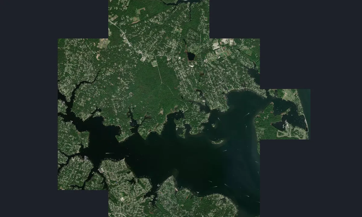 Flyfoto av Broad Creek