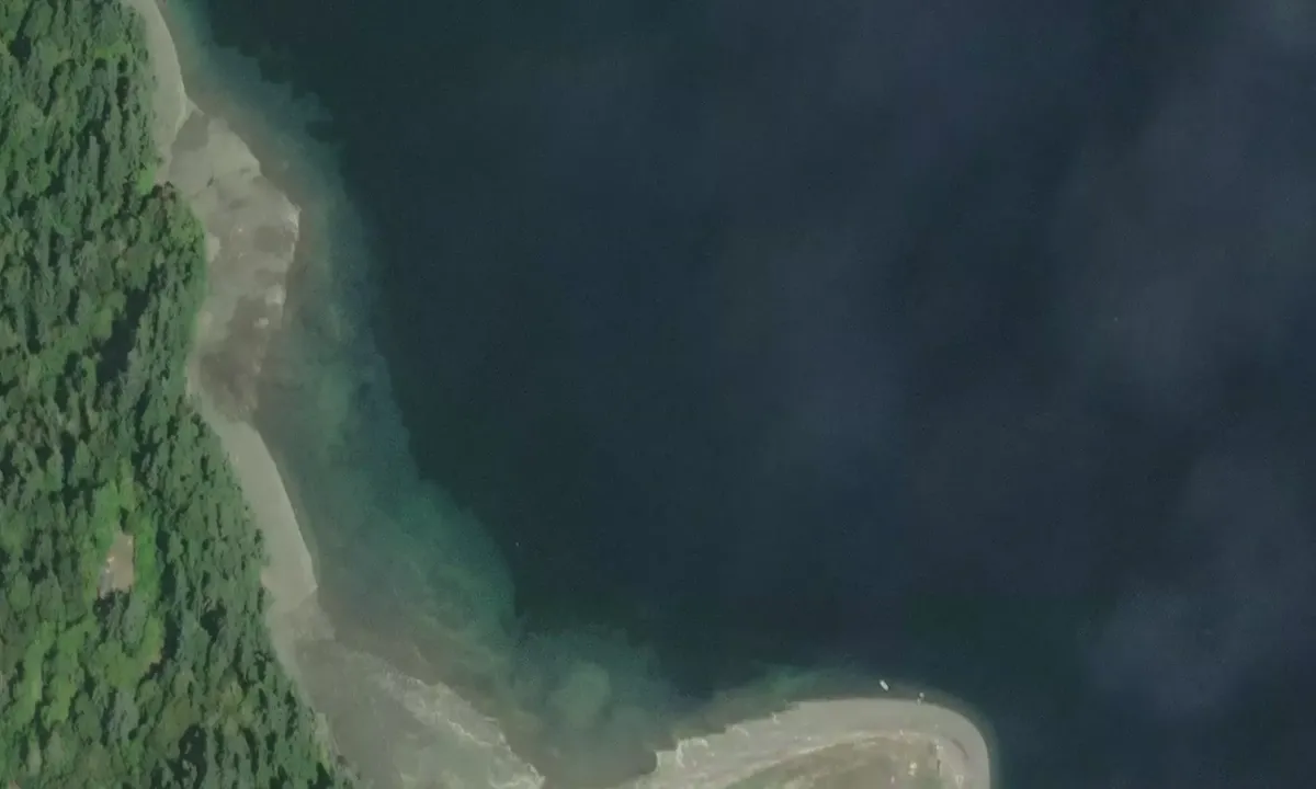Flyfoto av Broadspit on Dabob Bay
