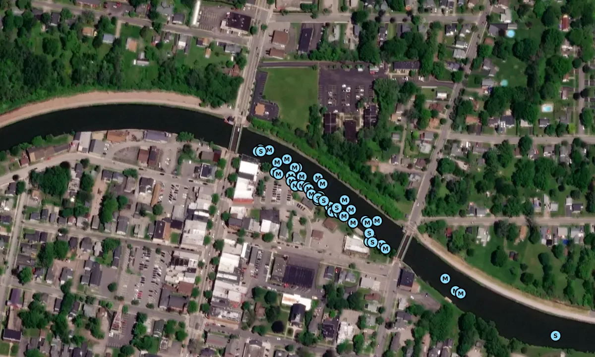 Satelite image of Brockport