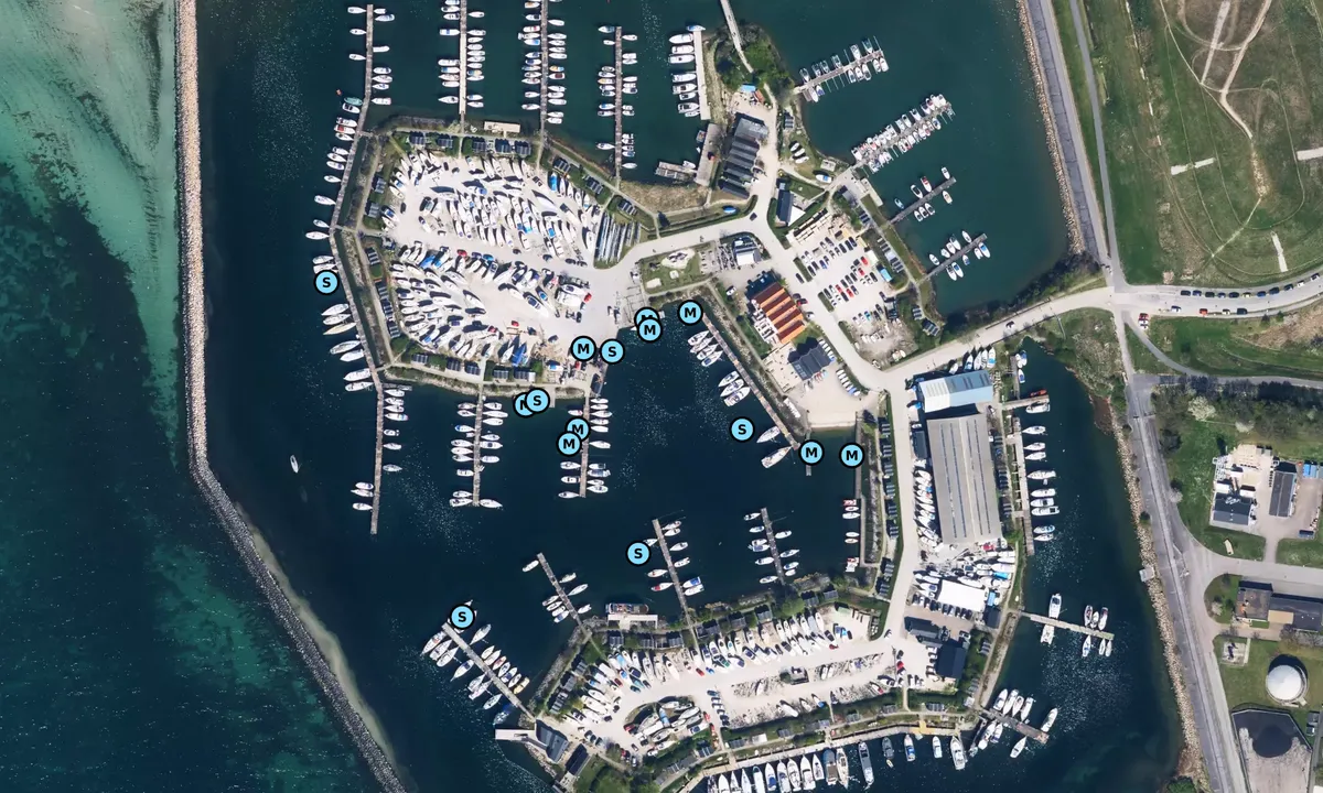 Satelite image of Brøndby Havn