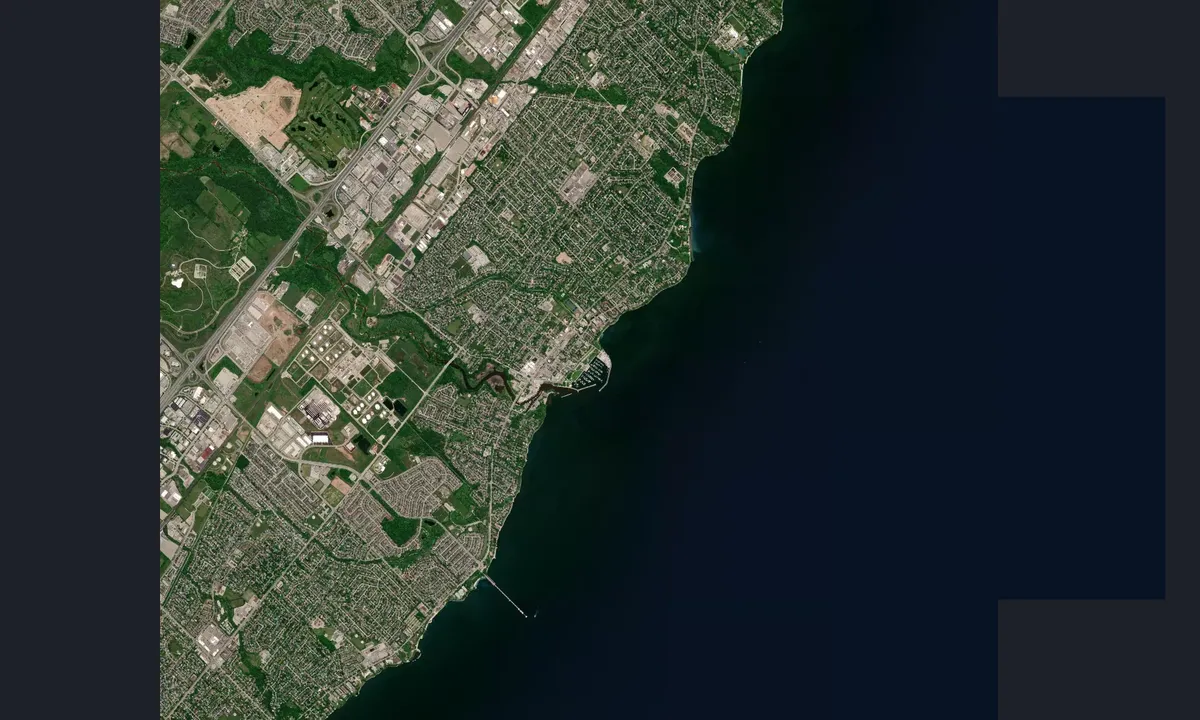 Flyfoto av Bronte Outer Harbour Marina - Oakville