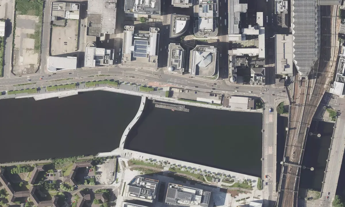 Satelite image of Broomielaw Quay Pontoon