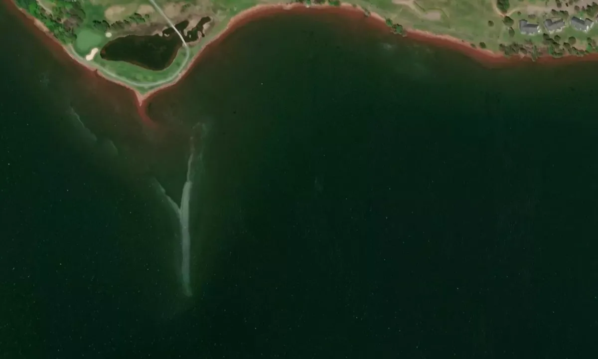 Satelite image of Brudenell Marina