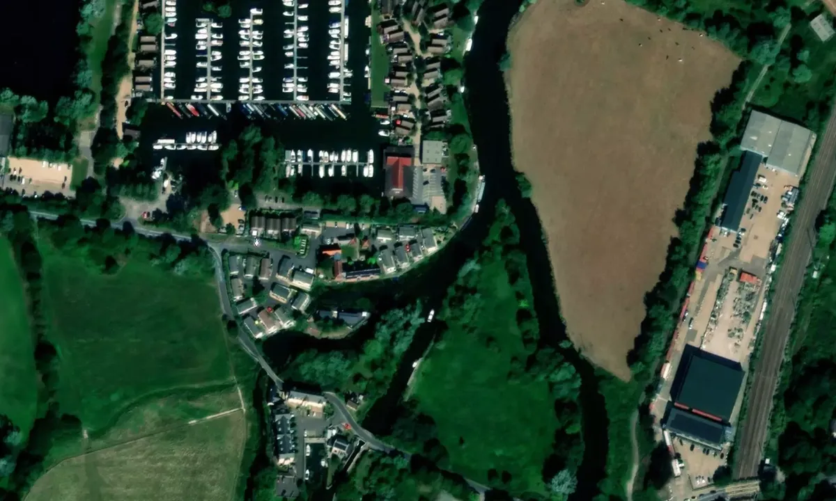 Satelite image of Buckden Marina