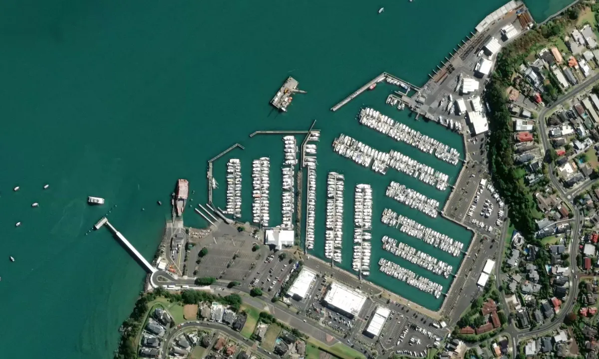 Flyfoto av Bucklands Beach Yacht Club Marina