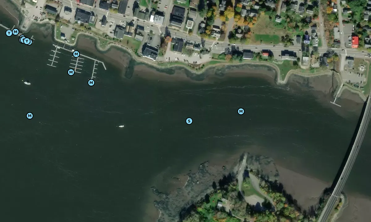 Satelite image of Bucksport