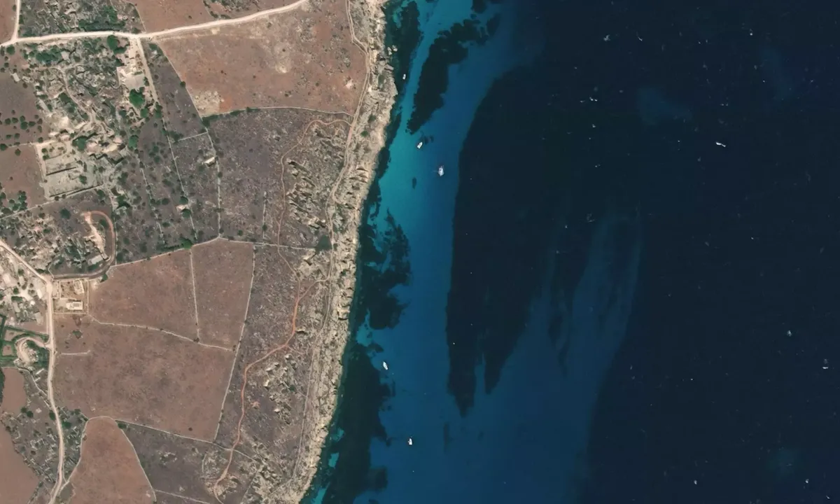 Flyfoto av Bue Marino