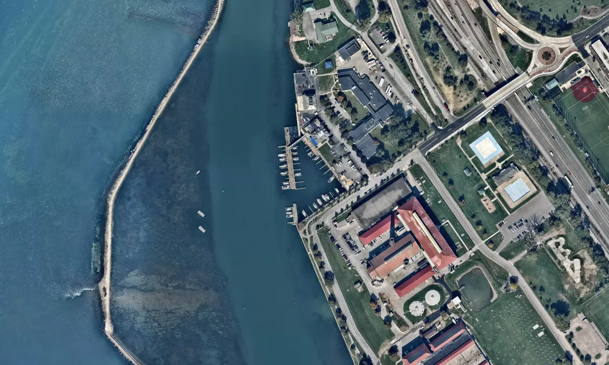 Flyfoto av Buffalo Yacht Club