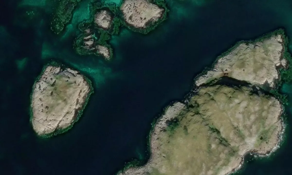 Satelite image of Bukkholmen - Vågøya