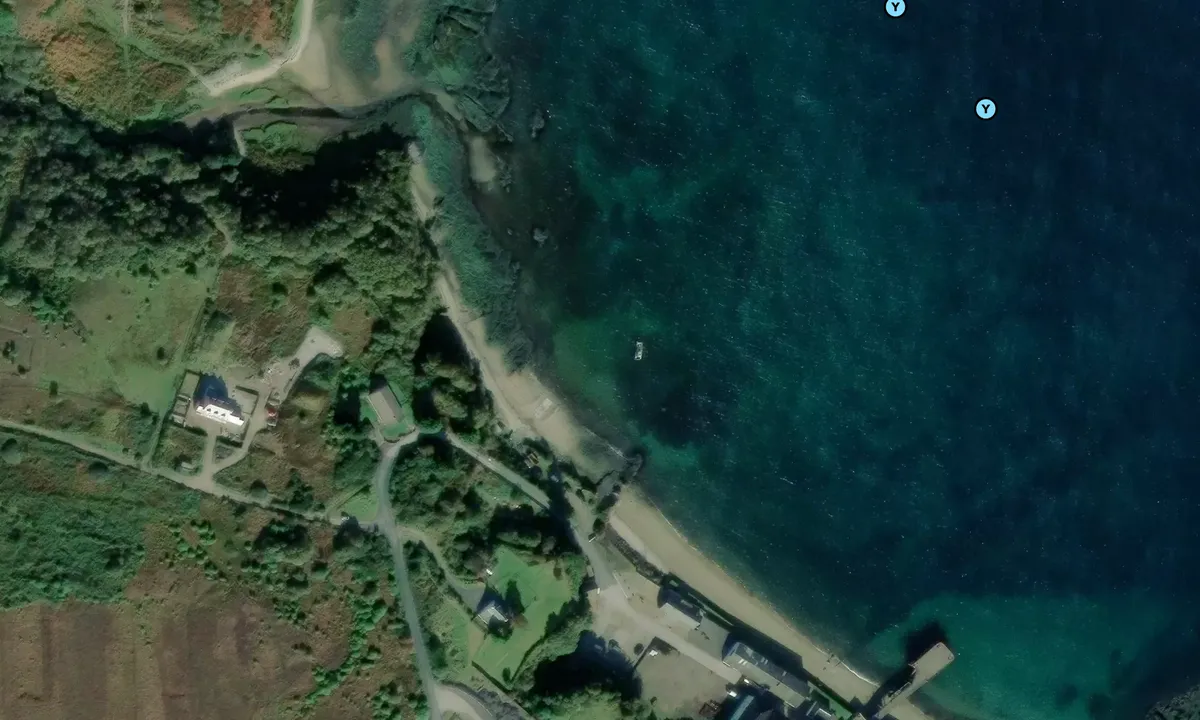 Satelite image of Bunnahabbhain Anchorage