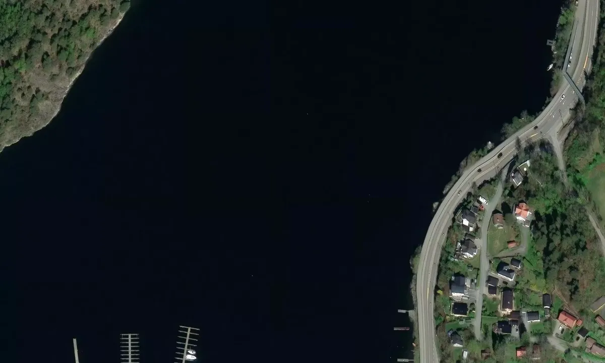 Satelite image of Bunnefjorden