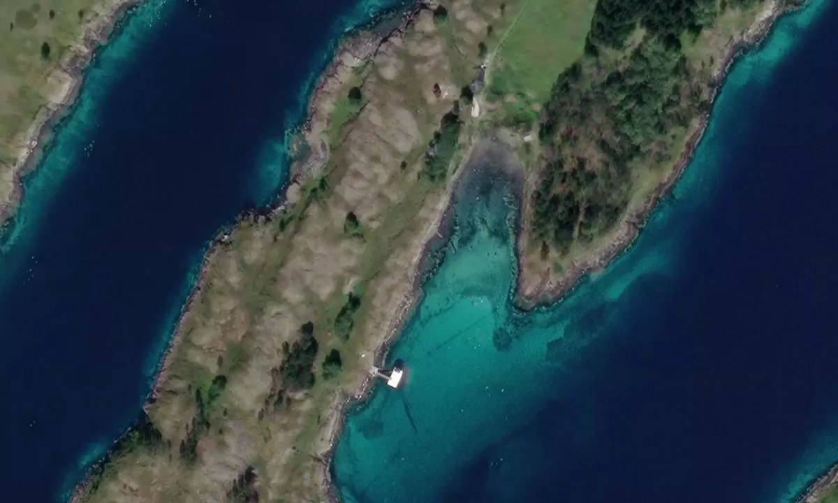 Satelite image of Buøya - Austbø