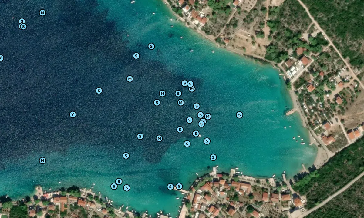 Satelite image of Buoys - Lovište