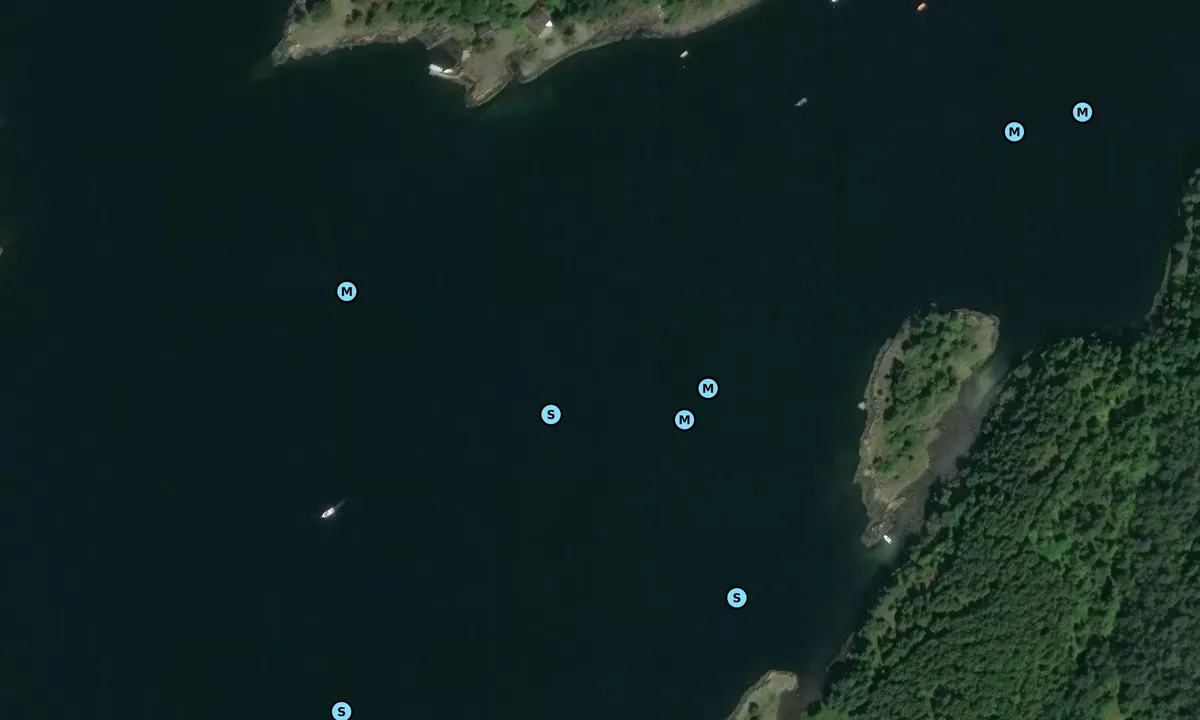 Satelite image of Buøysundet - Byre