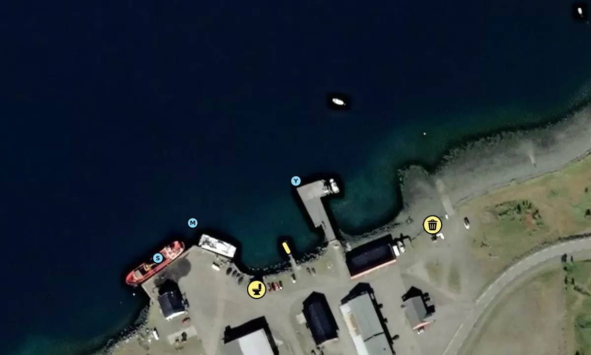 Satelite image of Burfjord