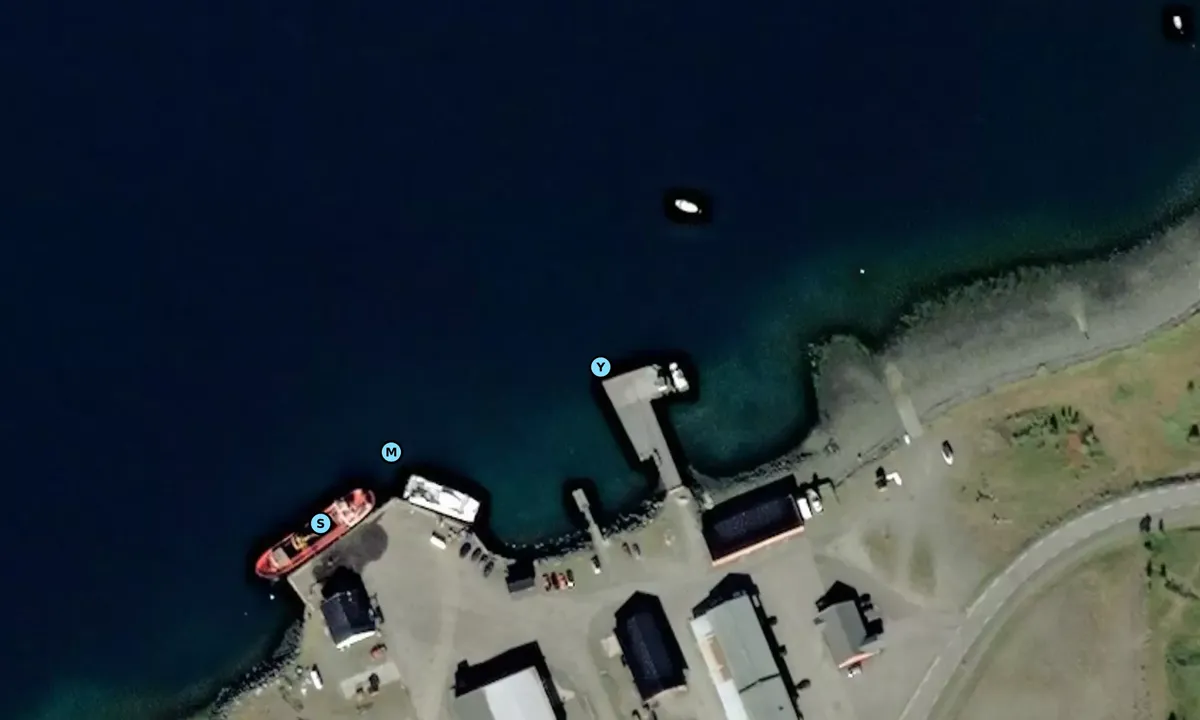 Satelite image of Burfjord