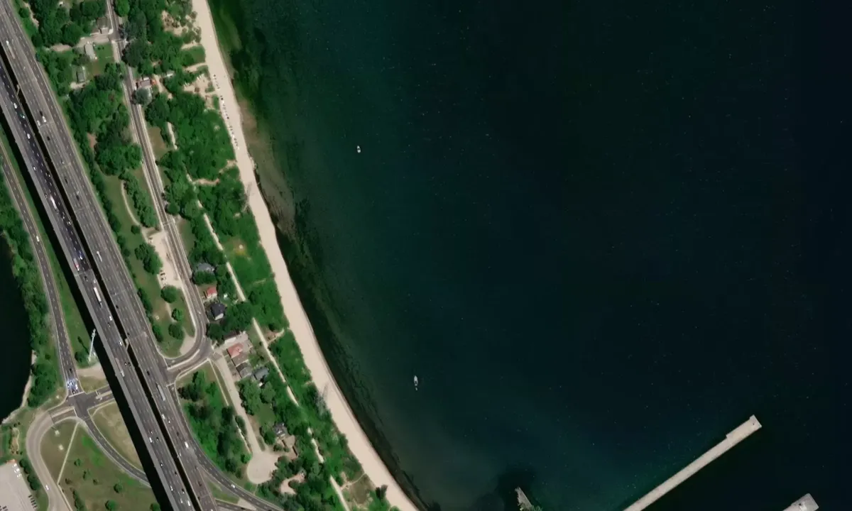 Flyfoto av Burlington Beach2