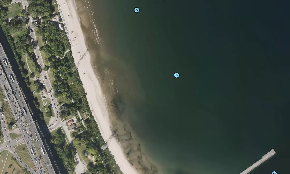 Satelite image of Burlington Beach2