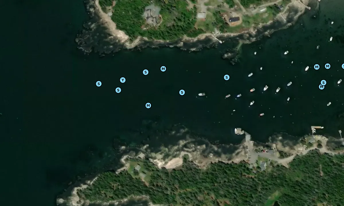 Satelite image of Burnt Cove