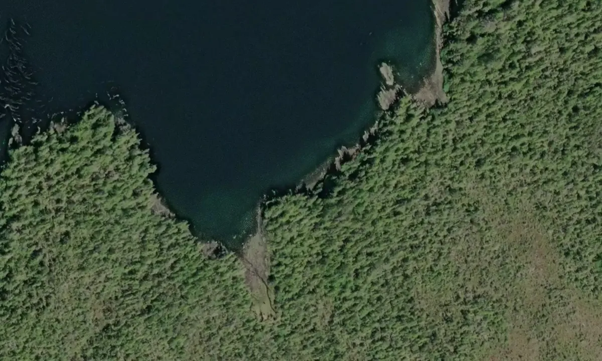 Satelite image of Buschmann Pass North