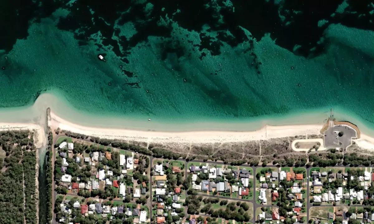 Flyfoto av Busselton