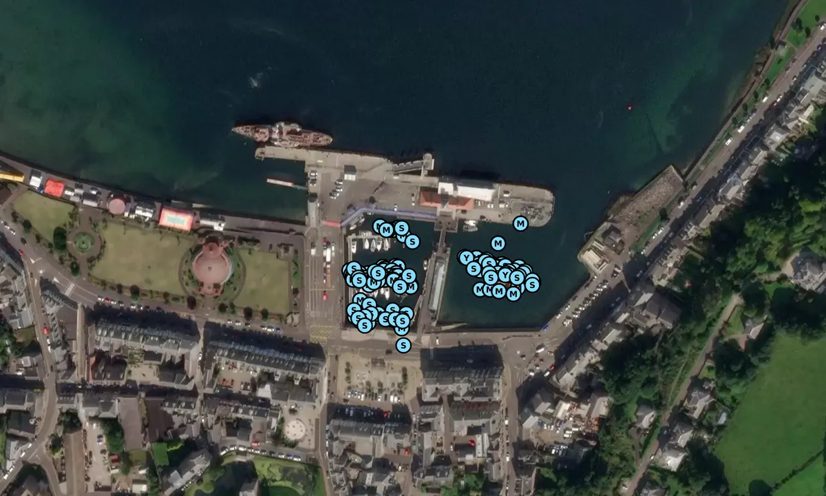 Satelite image of Bute Berthing