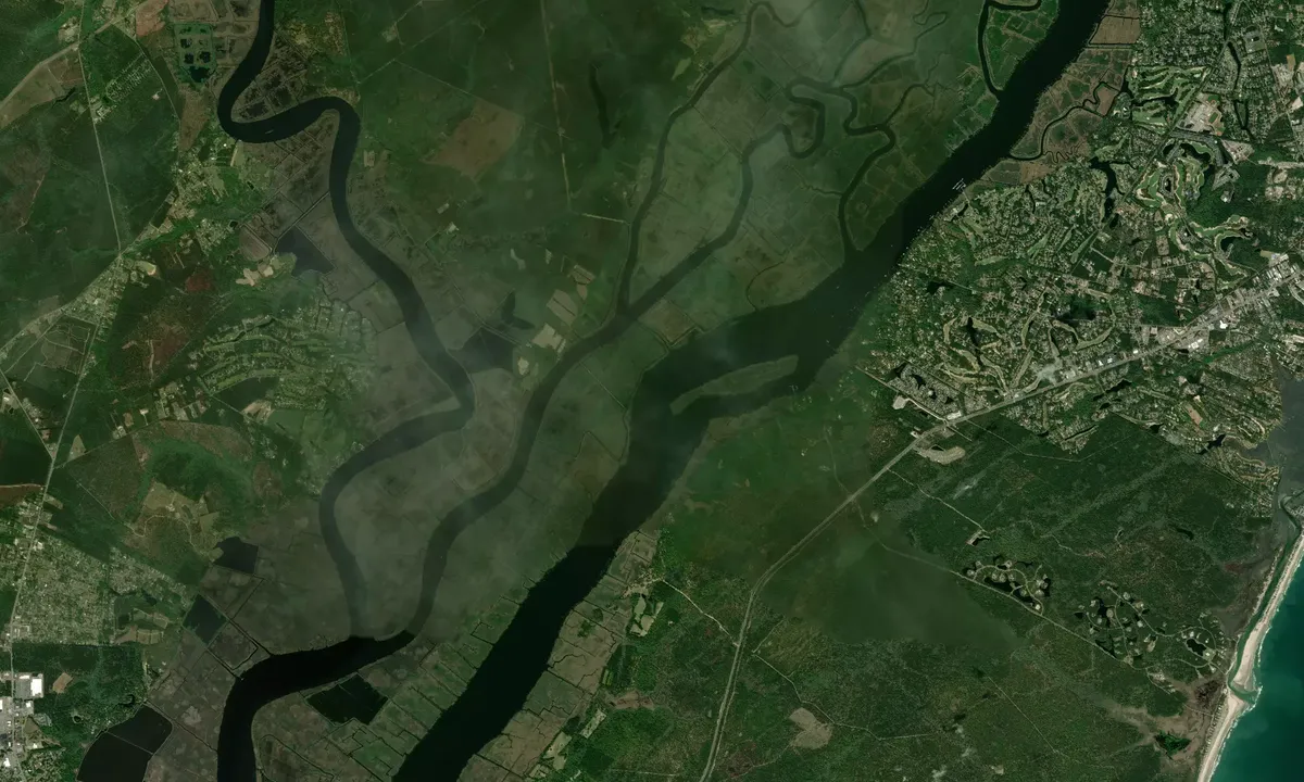 Flyfoto av Butler Island SW
