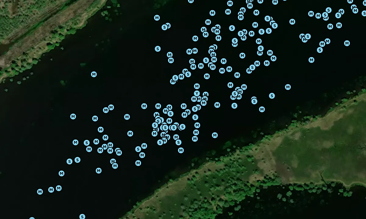 Satelite image of Butler Island West