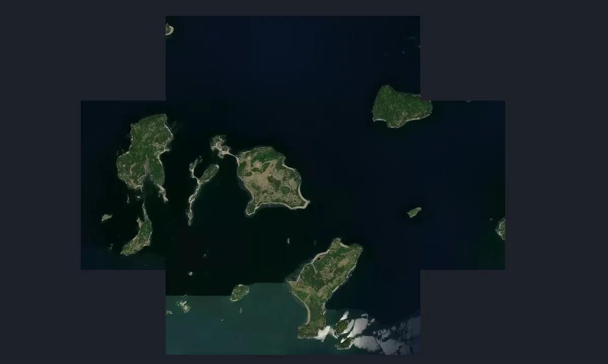 Flyfoto av Butter Island