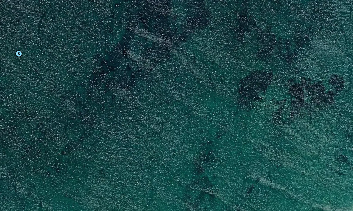 Satelite image of Byron Bay