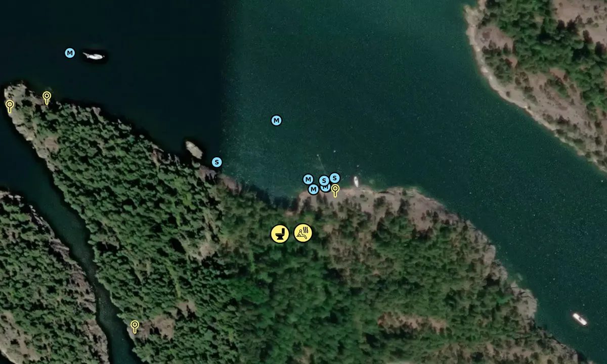 Satelite image of Byxholmen